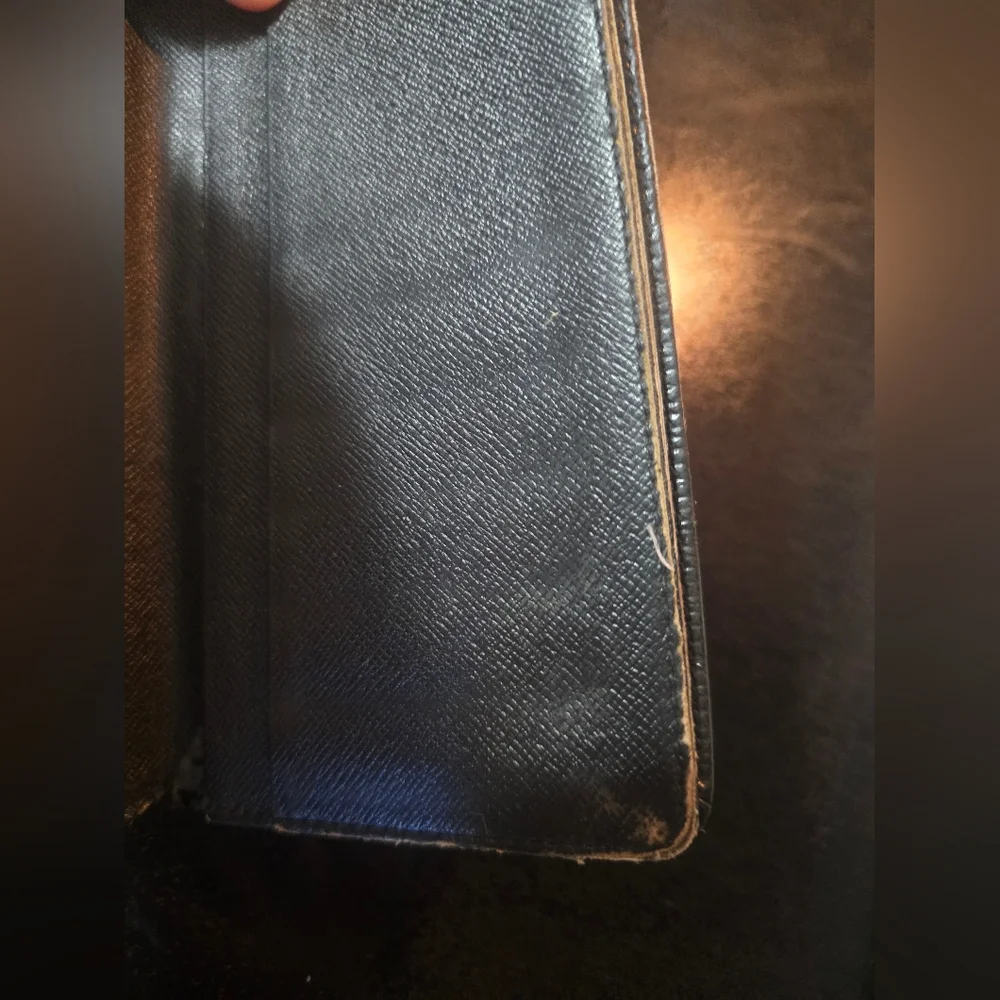 Louis Vuitton Epi Leather Long Bifold Wallet Black